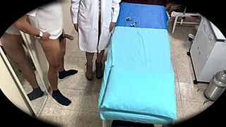 hospital security cam spies hot latina doc office banging 📹🏥