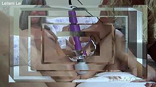 Petite milf flaunts camel toe in steamy trailer tease