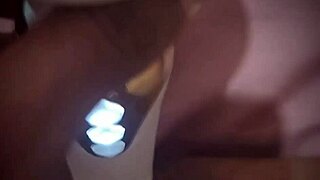 She masturbates her wet pussy with a dildo sounding so good