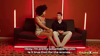 Fiery Spanish Couple's Brutal Interracial Pussy Lick And Face Cum Blast!!