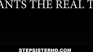 petite natalie brooks ditches vr for stepbro joshua lewis's real cock pov