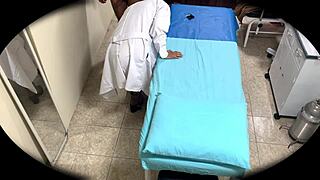 hospital security cam spies hot latina doc office banging 📹🏥