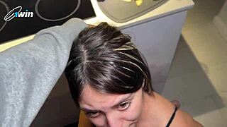 hey step sis, i'm using your mouth rough while you cook in those tiny panties