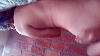 Latina neighbor's tight pussy gapes wide from side-fuck pounding.