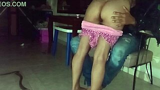 latina deepthroats huge cock gagging to pay rent no escape