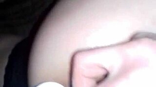 sexy brunette amateur fists her own ass with toys homemade