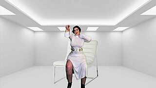 Granny Princess Leia in costume, darth vader creampies darth tochter hard!