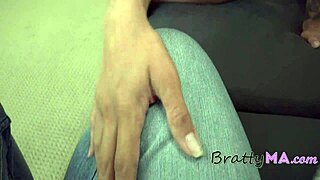 stepson skips bush dives straight into milf's hairy pussy doggystyle pounding