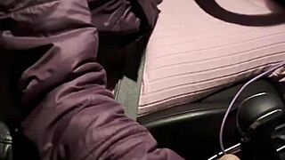 roadside stranger flashes her ass begging for quick suck