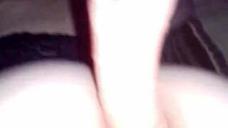 sexy brunette amateur fists her own ass with toys homemade