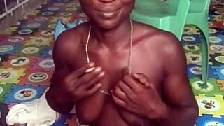 crazybitch twerks naked ass then rams big dildo deep in pussy and hole