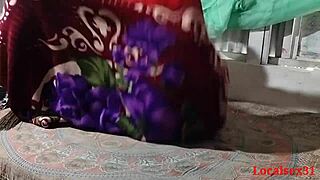 Desi stepmom bends over webcam for hardcore chudai pounding by young stud outdoors.