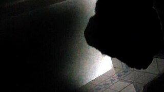 hidden camera catches sneaky toilet spy action up close