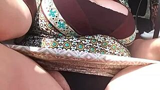 Close-Up Pussy Flash and Boob Groping Inside the Truck