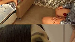 Cum-Filled Pussy Sparks Cuckold's Strapon Craving