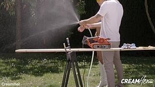 katrina moreno's massive tits beg for creampie workout 💦🍑