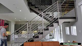 twins spot horny stepsis and take turns fucking shaved pussy