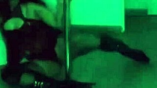 A Sexy Striptease Turns Into Legs-Wide Leather Handjob And Ripped Clothes Fun