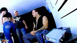 french slut kthylee can't get enough of rob diesel's huge throbbing dick up close.