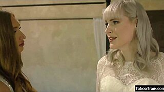 Oh man I can't believe this hot shemale's fucking us both!!