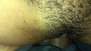 Skinny Young Masseuse Licks Hairy Pussy for Cash then Gets Gaped and Filled