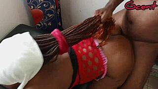 my heart races fucking girlfriend doggystyle so hard she screams with big cock inside