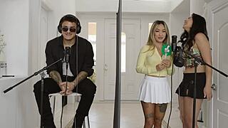 Can victor ray handle linda lan and scarlett alexis threesome heat?