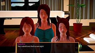 Redhead with big ass and tits gets intense massage play