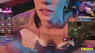 Gamer Girl's Kitty Bikini Hides Her Cock-Drooling Cravings