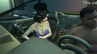 GTA 5 Franklin Hooks Up with Hot Prostitute for Car Sex Game Service Quickie