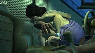 GTA 5 Franklin Hooks Up with Hot Prostitute for Car Sex Game Service Quickie