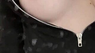 Sexy curvy blonde elza kom strips in nylon heels teasing her huge tits and pussy for domination play