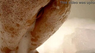 Casual Thai teen couple sneaks into hotel tub for steamy doggystyle creampie fuck and squirt