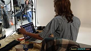 hey sexy teen model, wanna screw your photographer right on set?