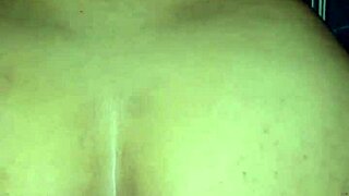 Neighborhood Puta Hides Moans With Loud TV During Rough Pussy Slam