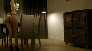 Naughty Russian Sandra Luberc stuffs huge veggies deep in pussy ass and mouth