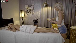 missy luv gets massaged into squirting lesbian licks with zazie skymm