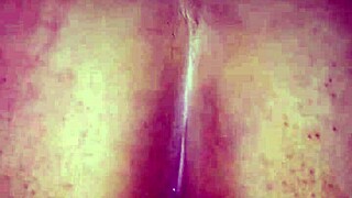 Neighborhood Puta Hides Moans With Loud TV During Rough Pussy Slam