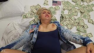 this blonde american slut trades cash for rough pounding in every hole stateside