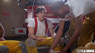 oh man milfy eva angelina the ultimate milf takes six huge cocks deep in double penetration gangbang orgy interracial style