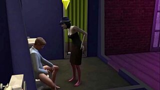 Carmen's First Customers Tease Anal