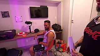 behind scenes brazilian whore takes monster cock up ass