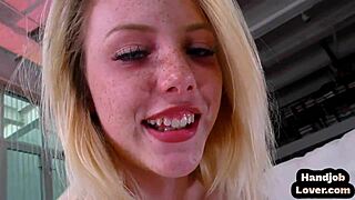 POV teen rips clothes wanks oiled cock DIRTY talk!