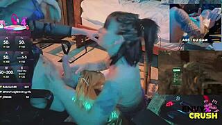 Gamer Girl's Kitty Bikini Hides Her Cock-Drooling Cravings