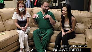 Koliko želiš dvostruko pušenje Blaise Celeste sa spermošpricom medicinska sestra POV?