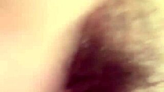 petite girlfriend masturbates hairy beaver for cash