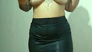 Watch Me Rub My Clit On The Desk Corner Slapping These Tits Hard!