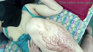 The step brother-in-law goes wild obsessing over debor bhabhi's wet pussy craving every inch nonstop