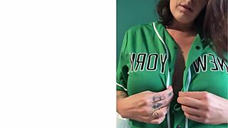 mommy milf mistress flogs your ass then demands tit worship pov