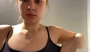 imagine her big natural tits bouncing during extreme public gym assfucking quickie orgasm